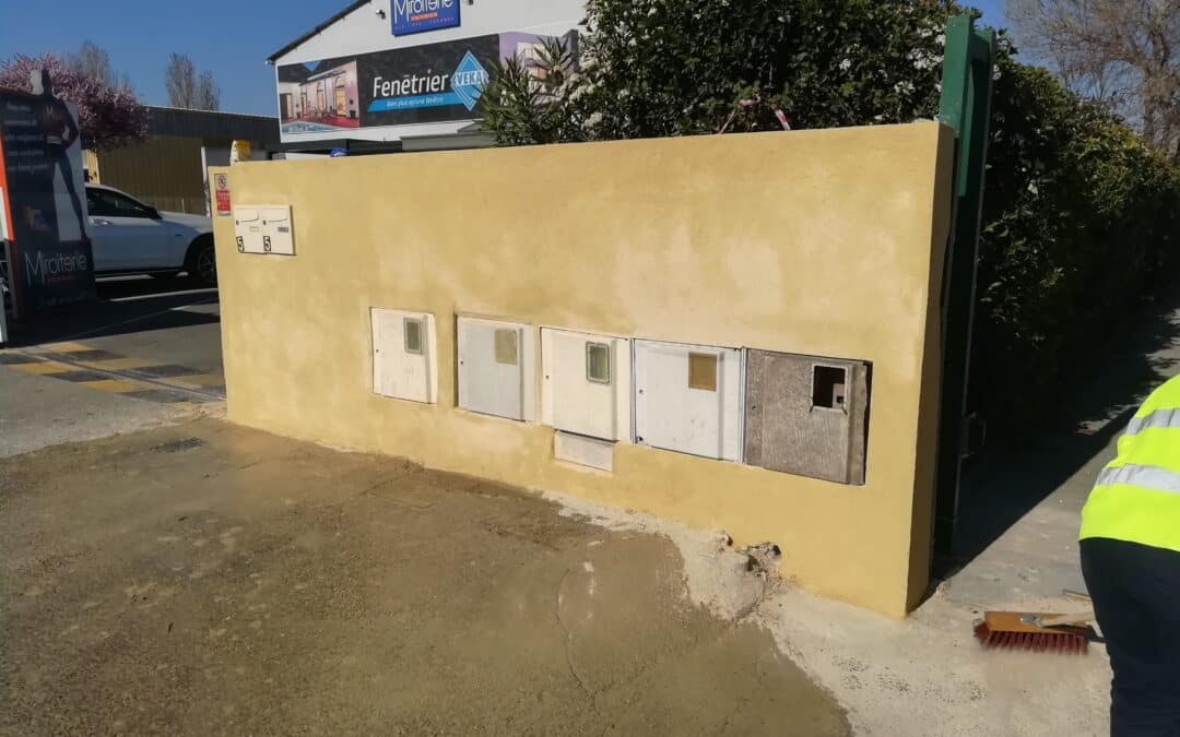 Réfection d’un mur