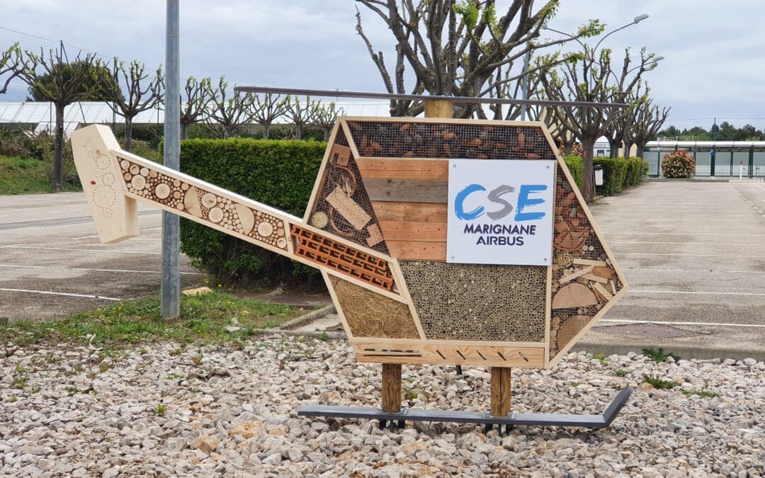 Hôtel à insectes pour Airbus