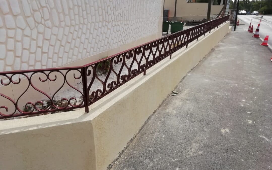 Enduit d’un mur de clôture